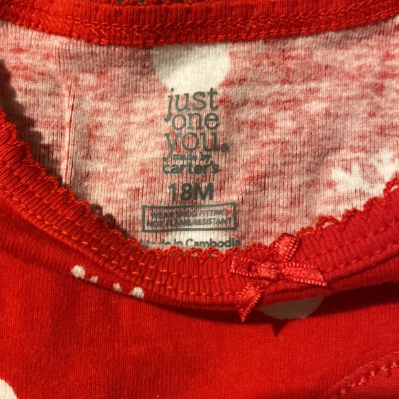 Toddler Girl Santa Christmas Pajamas - Picture 4 of 5